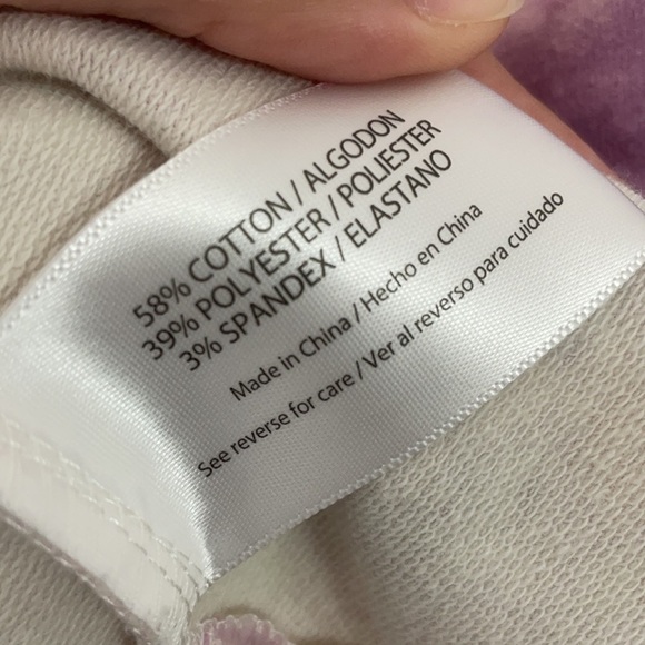 Wildfox Purple Tie Dye Star Print Sweatshirt Pajama Top XL - Picture 7 of 7